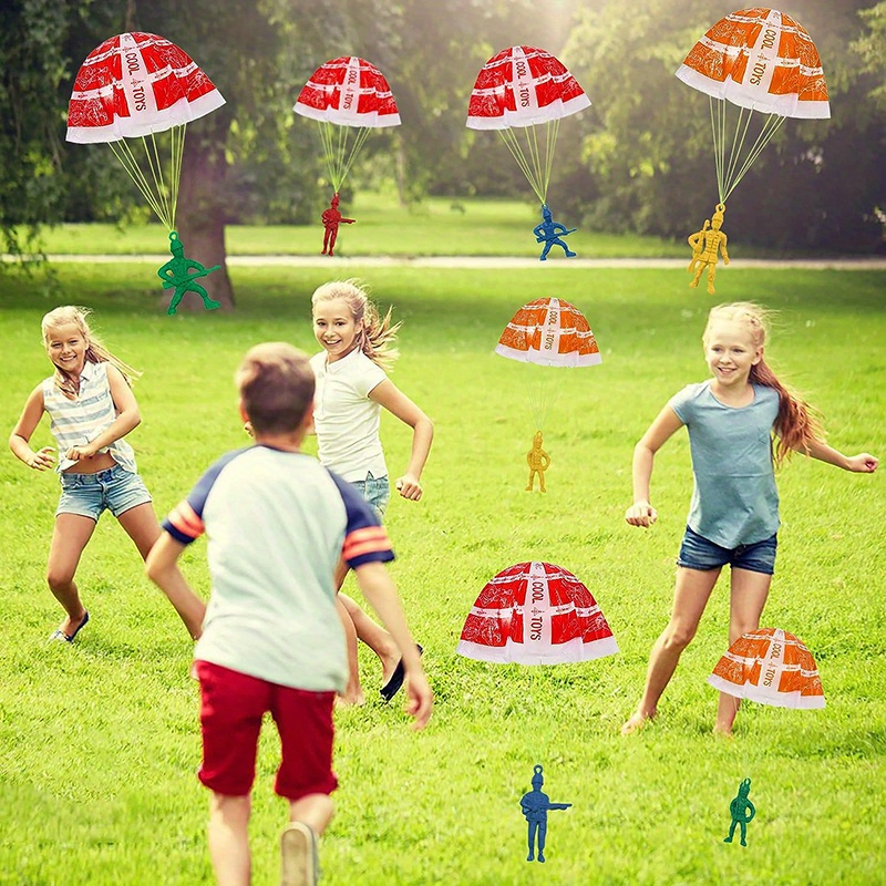 10/100pcs Parachute Toys for K - Party Games Kids Ideas 评论和价格
