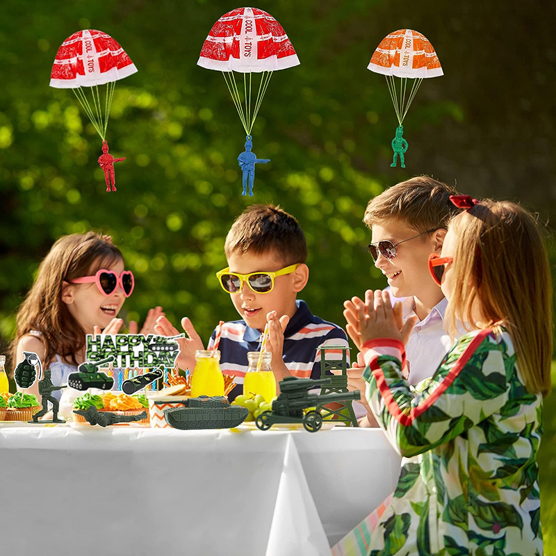 10/100pcs Parachute Toys for K - Party Games Kids Ideas 评论和价格