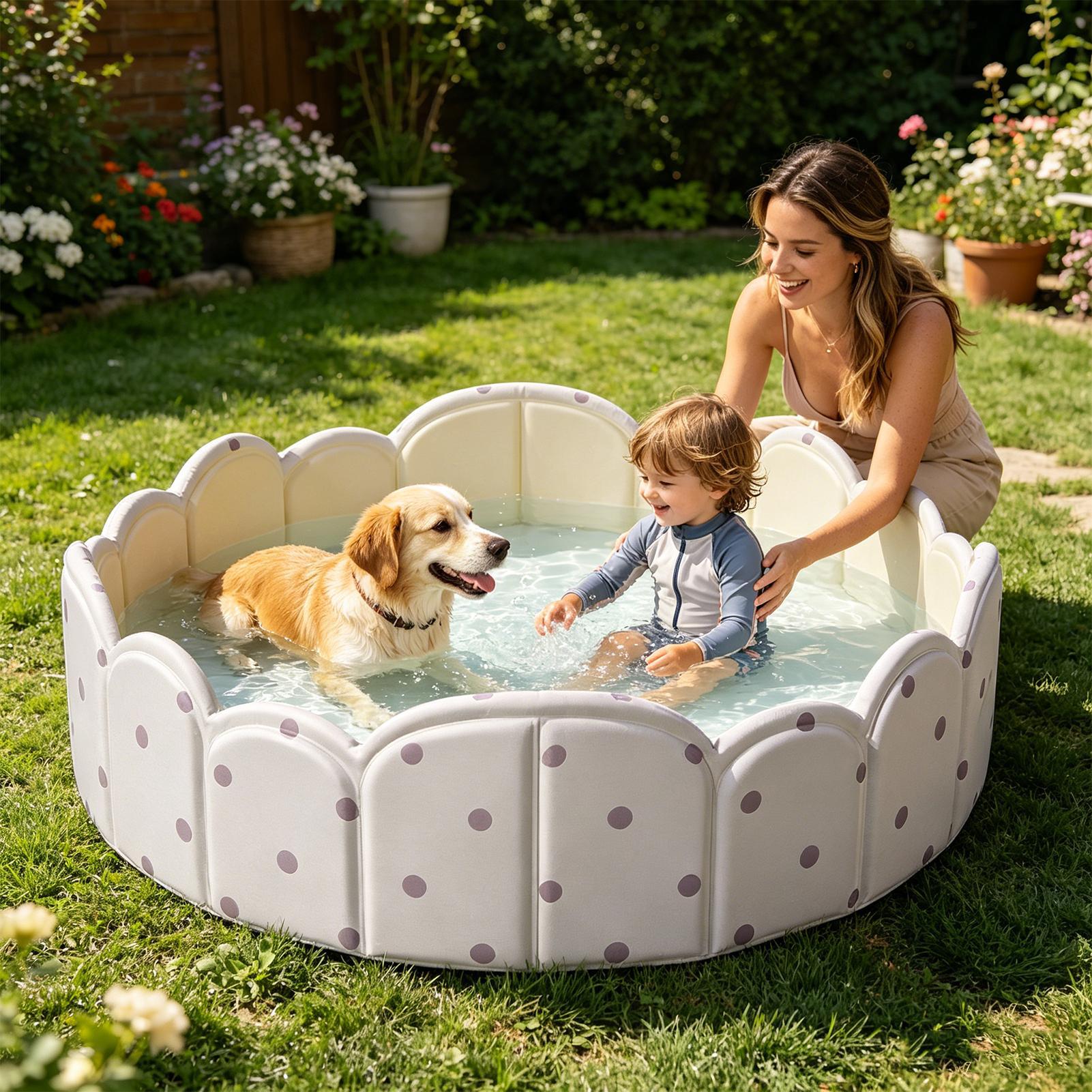 Foldable Pet Pool Non Inflatab - Kubb Game Yard 评论和价格